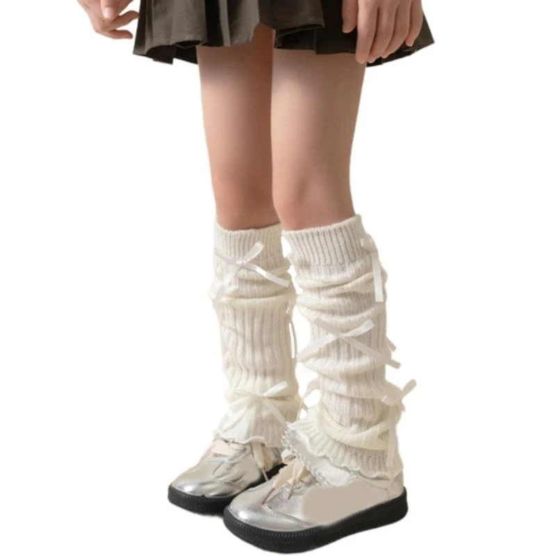 A5YC Girls Stackable Socks Soft Comfortable Leg Warmers for Daily Wear and Parties