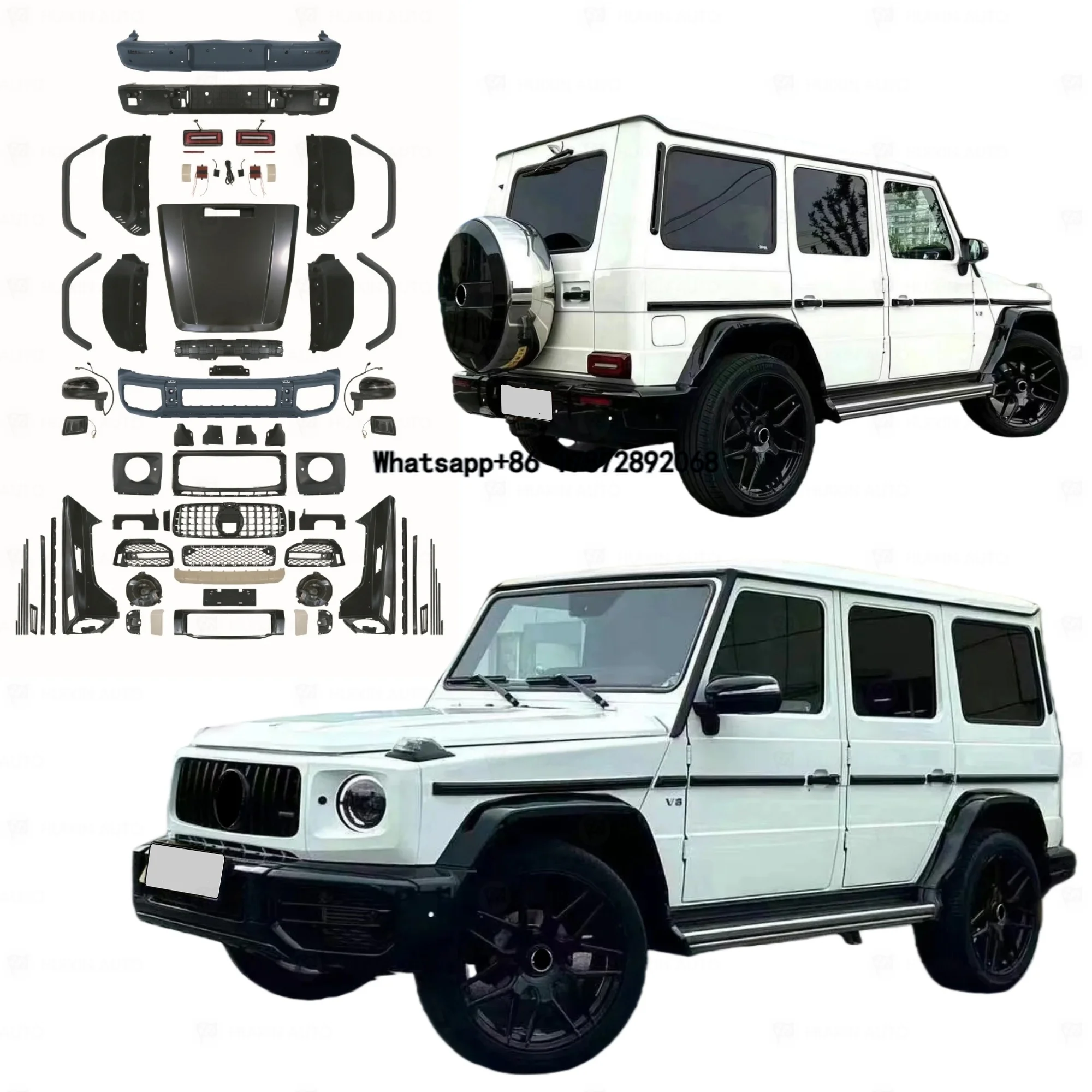 New Auto Body Systems Car Bumpers Body Kit for   G Class W463 2004-2018 Year Facelift to 2019-2024 W464 G63 Model