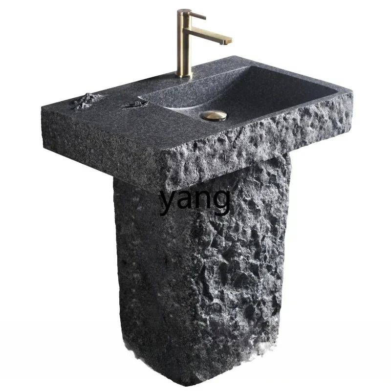 

LH stone column basin outdoor courtyard sink sink sink