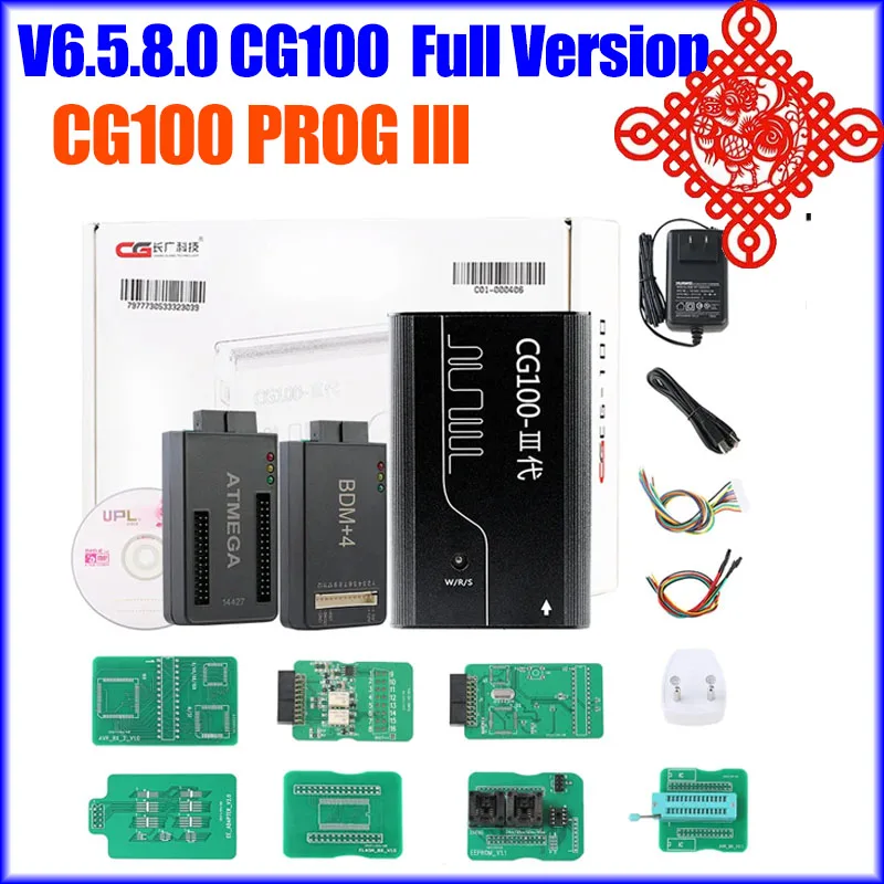 

V6.5.8.0 CG100 Pro Full Version ECU Programmer Tool CG100 PROG III Airbag Recovery Device Renesas SRS CG100 Full Original