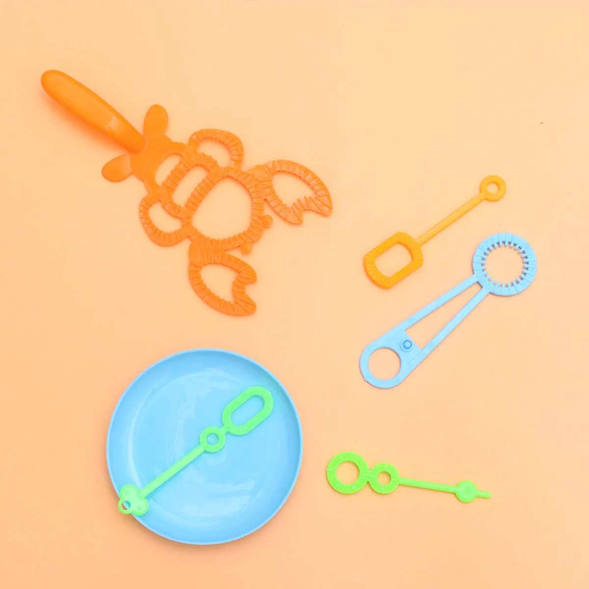 16 個バブルスティックセット子供のおもちゃ軽量アクセサリー泡を吹く夏の屋外活動カニの形