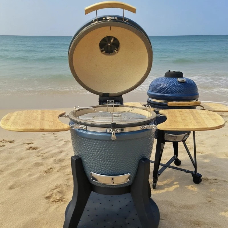 

22-Inch ceramic barbecue grill, outdoor outdoor activity dinner grill