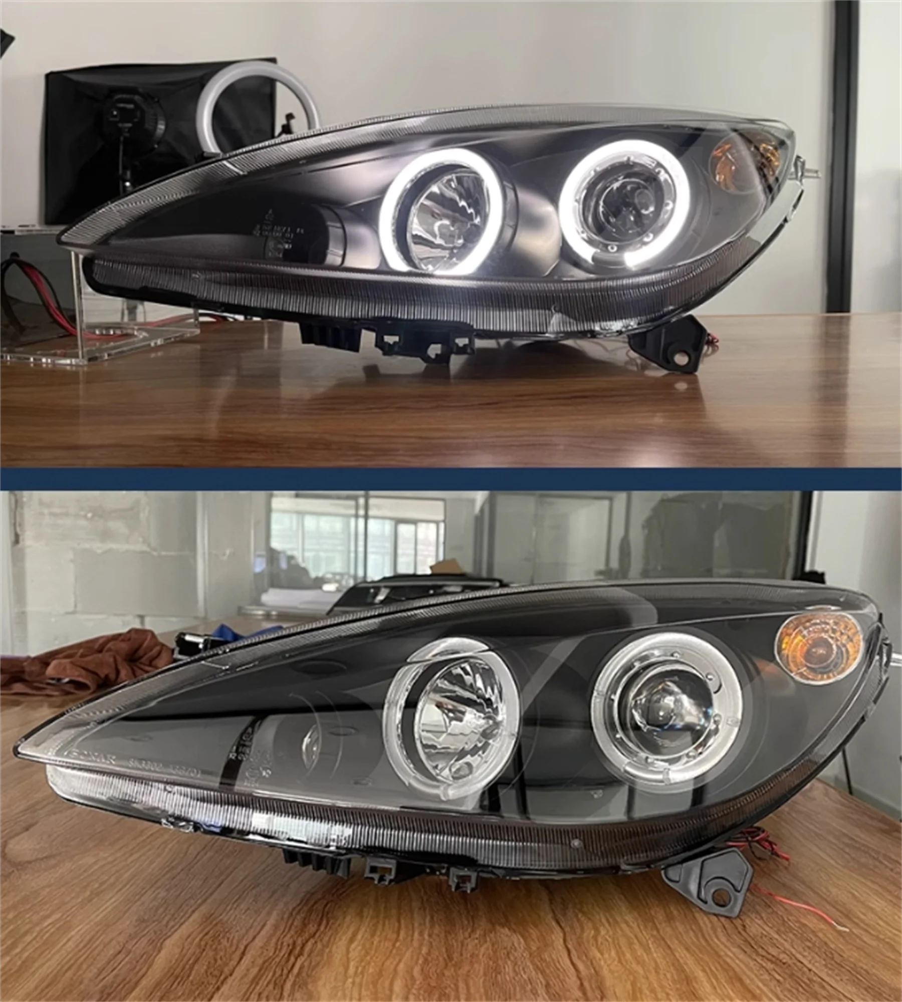 Car Headlight Headlamp for Peugeot 307 04-13 DRL Daytime Running Light High low beam Turn signal