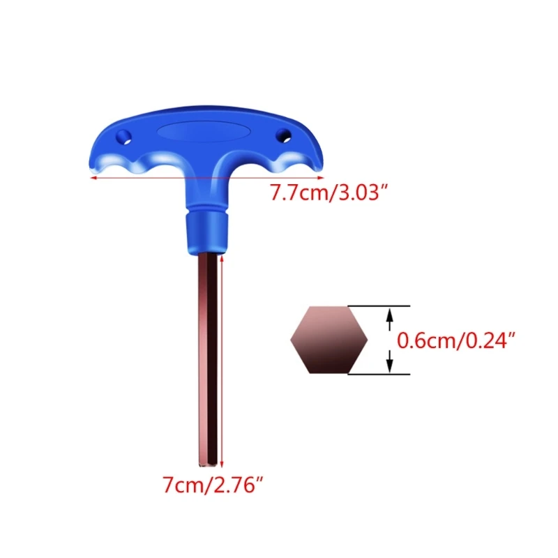 Essential Handle Allen Wrench Tool Flat End for DIY Enthusiasts Everyday Use