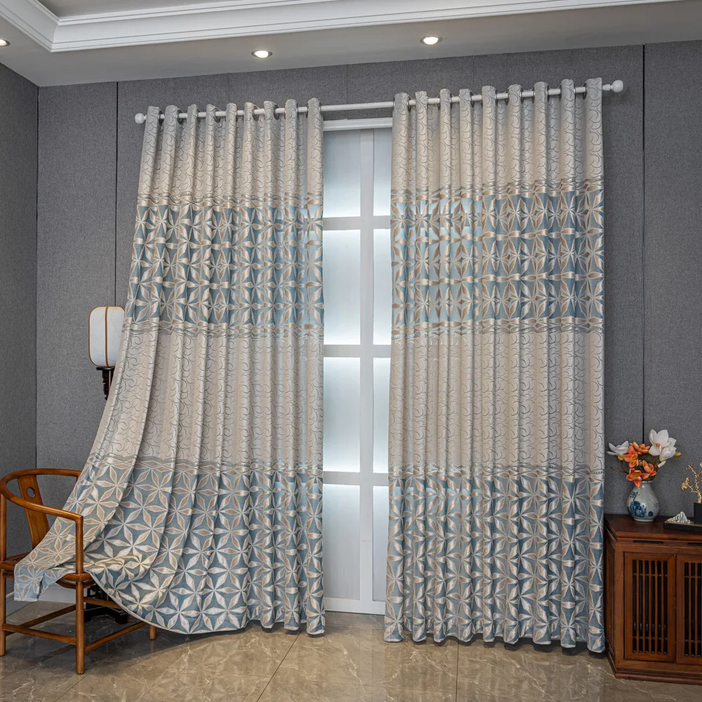 200046   American Jacquard Hollow Curtains