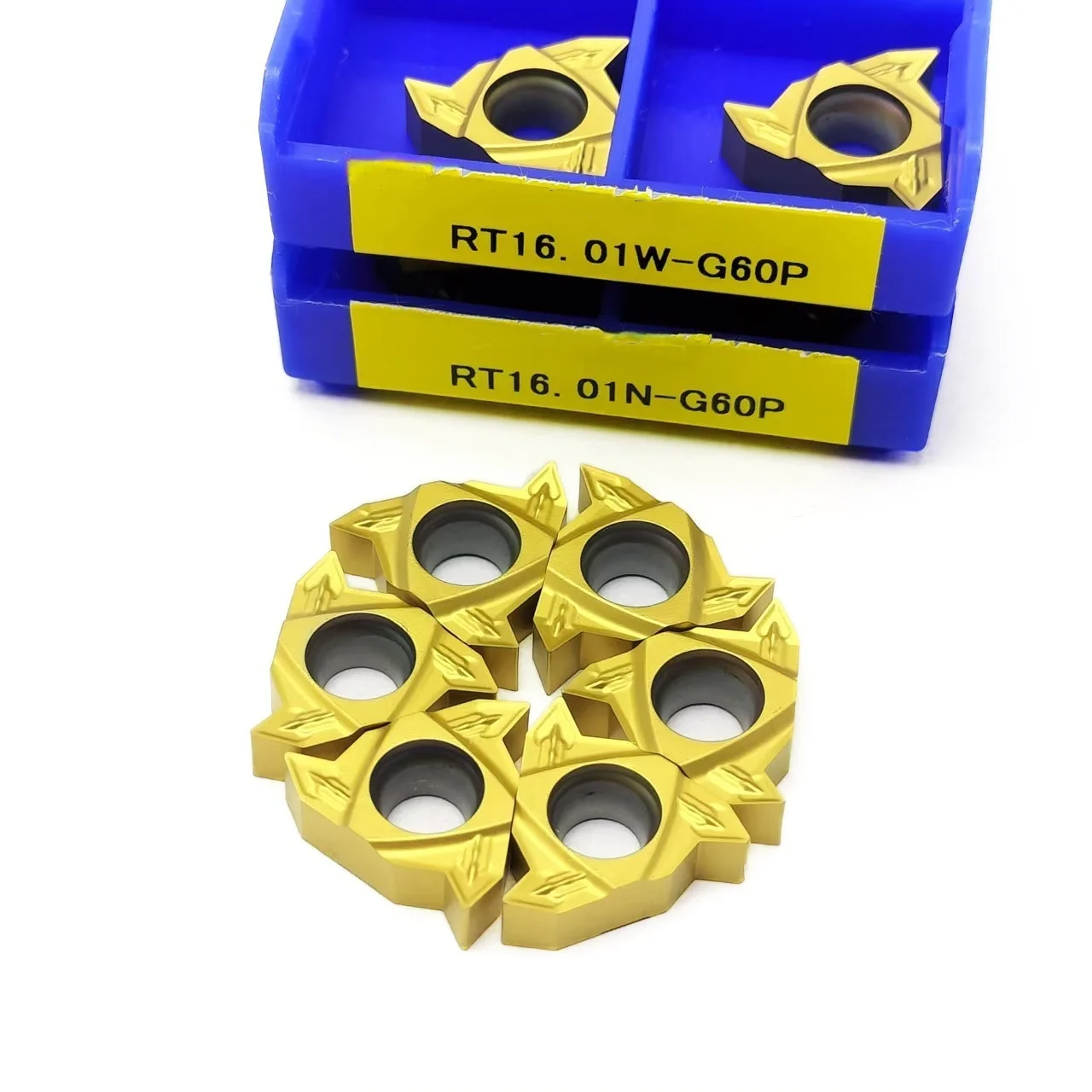 RT16.01W-G60P Carbide Thread Turning Insert For SER Tool Holder Internal External Thread CNC Lathe Cutting Blade