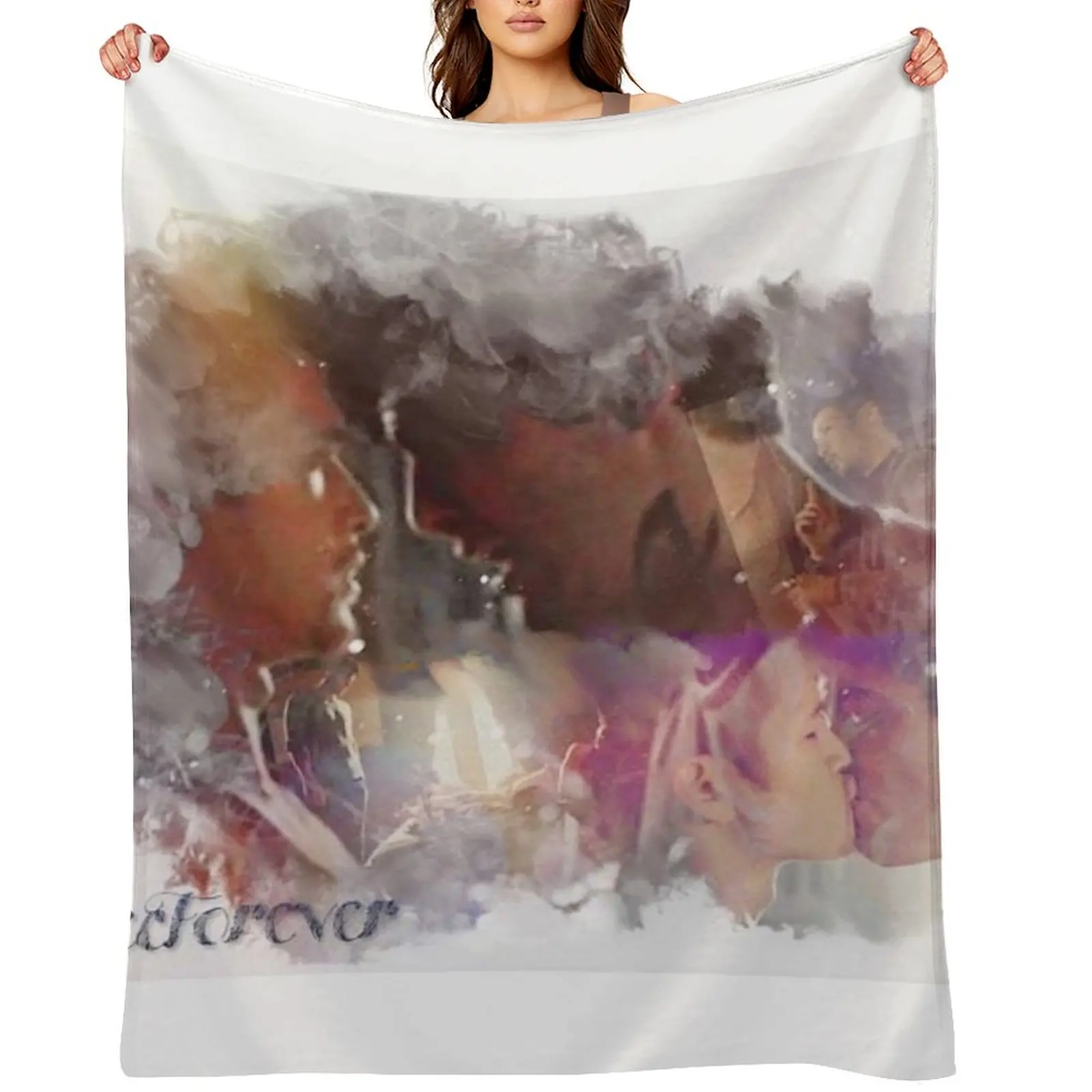 

Malec forever 3b Throw Blanket Sleeping Bag Plaid on the sofa Travel Comforter Blankets