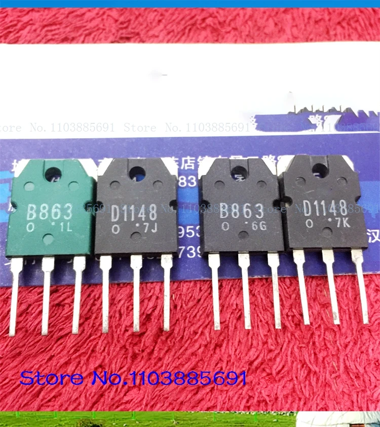 2pcs/lot=a pair 2SD1148 2SB863 D1148 B863