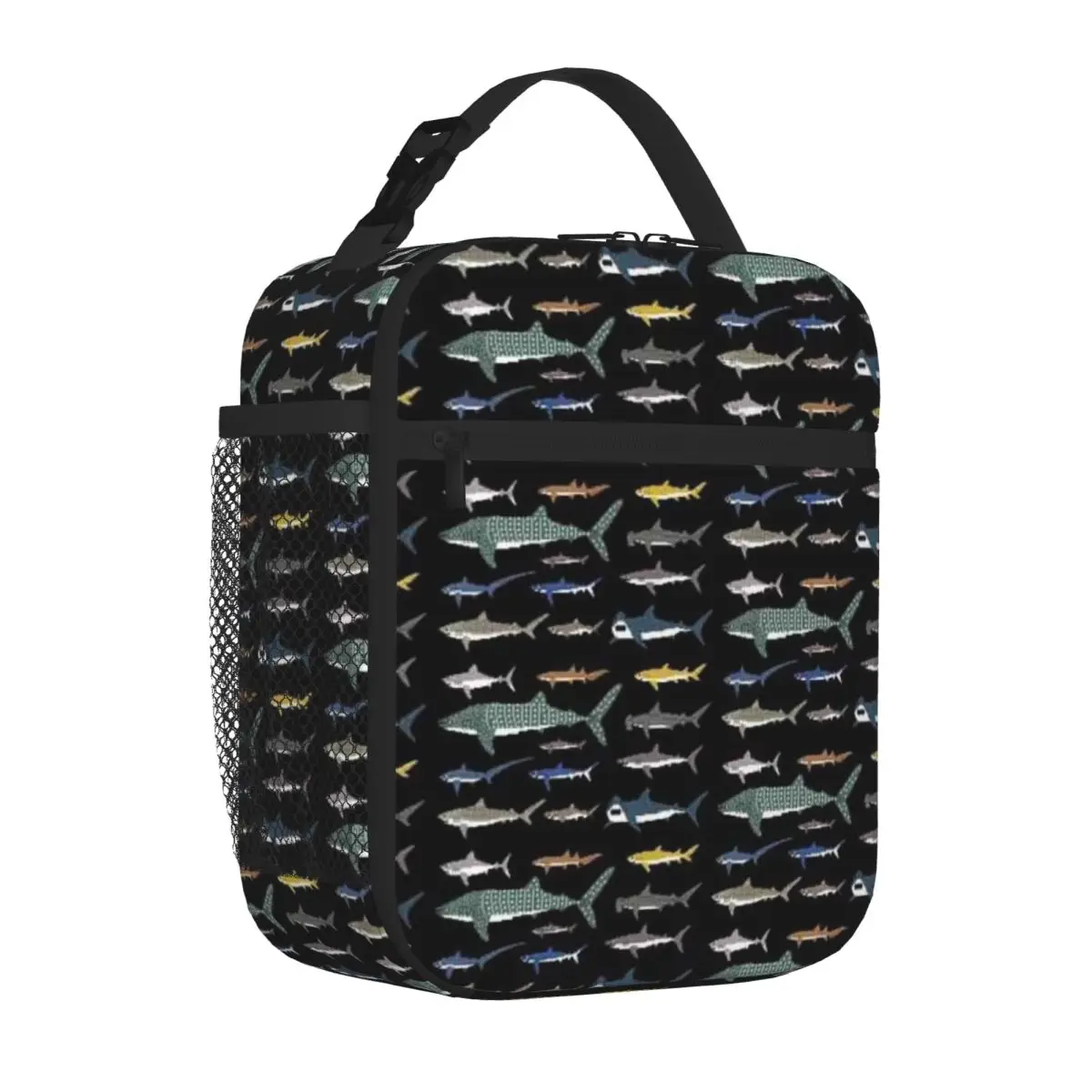 Bestselling Sharks - The Kids Picture Show Letter Print Lunch Bag Hospital Visiting Lunch Handbag