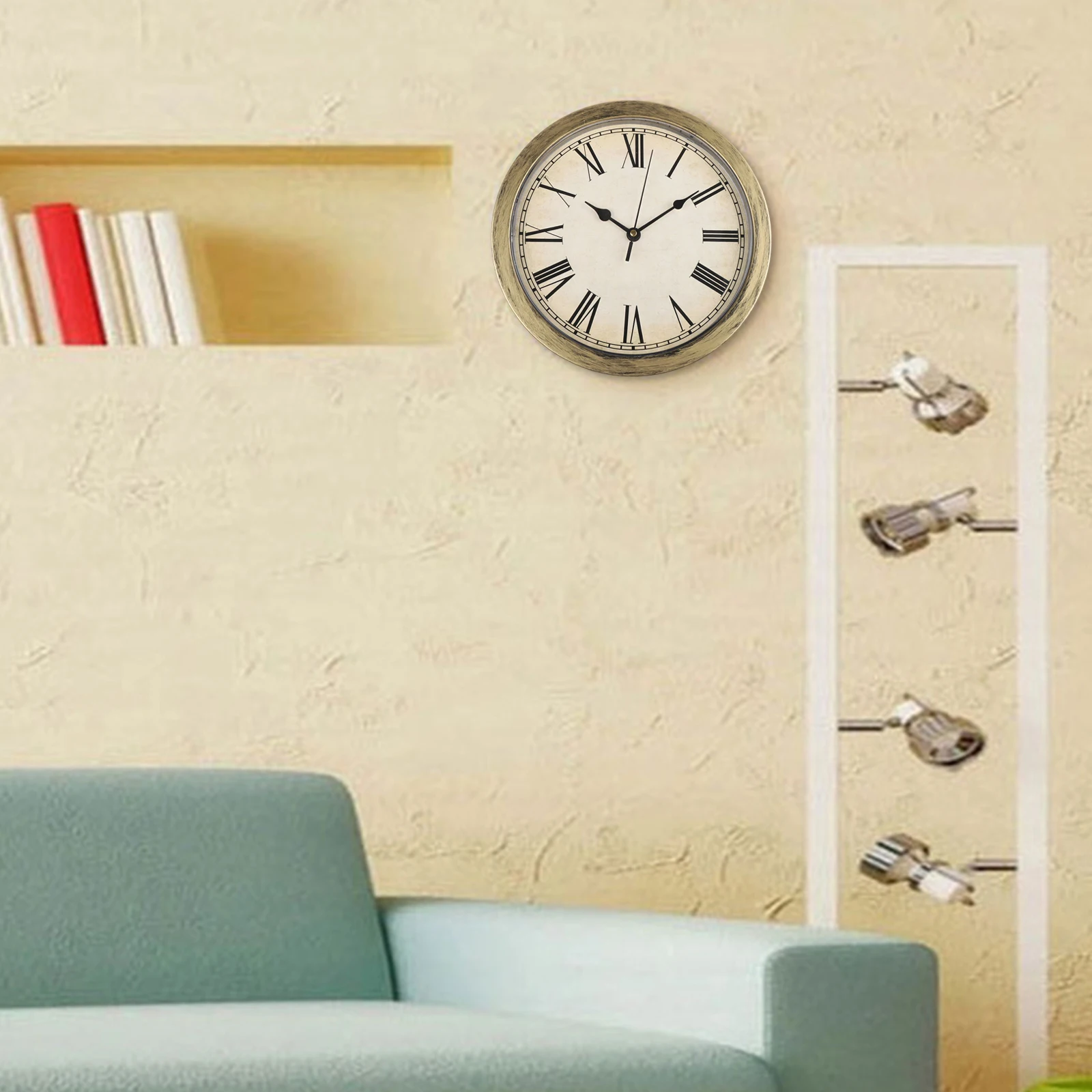 For Home Security Secret Safe Wall Clock 25*7CM Concealed Safe Design Decorative Wall Clock Multi-Purpose Clock