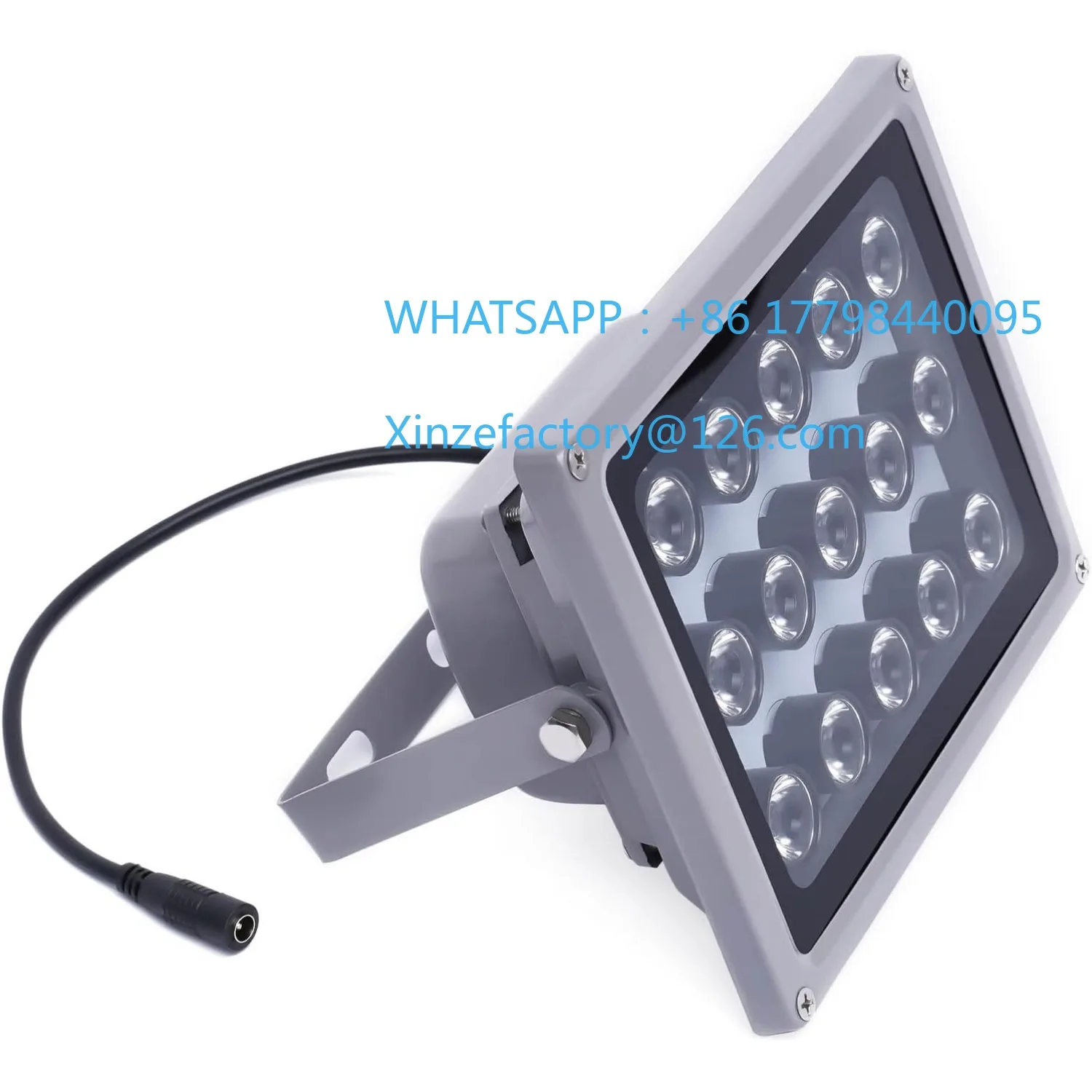 Anpassbare HarBin-Star 15 LED IR-Beleuchtung 850 nm Array Infrarot-Lampe mit Sensor 12 V IR-Beleuchtung