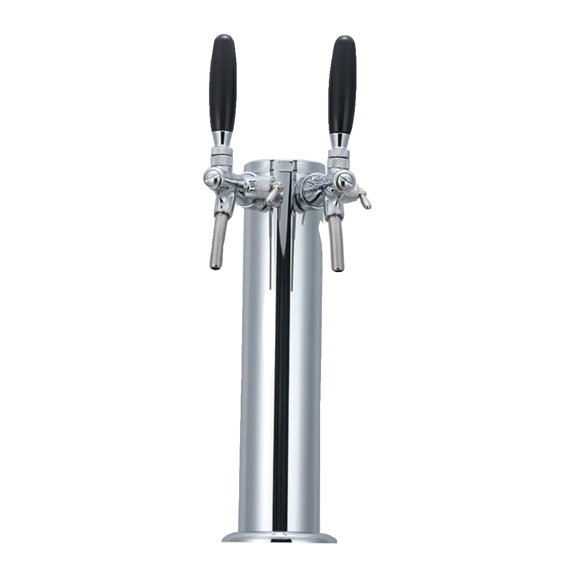 

304 stainless steel double-headed wine column, bar nitrogen coffee room bar table beverage column with European standard