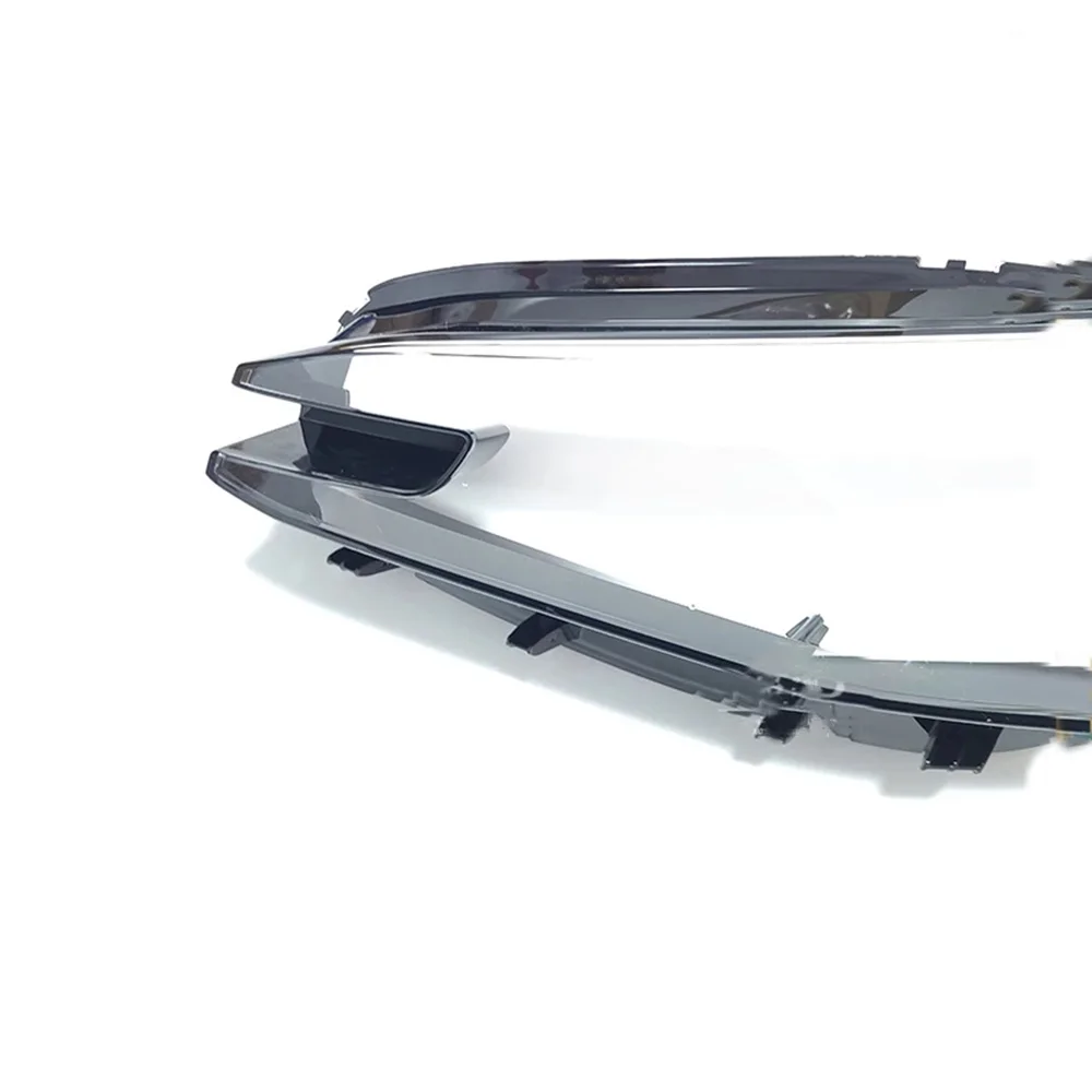 ل Volkswagen VW ID.4 X 2021 2022 غطاء المصباح الأمامي شفاف عاكس الضوء قذيفة شبكي استبدال العدسة الأصلية #3