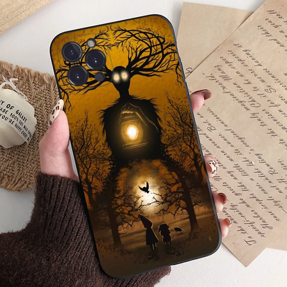 Cartoon O-Over the G-Garden W-Wall Mousepad Silicone Soft For iphone 15 14 13 12 11 Pro Mini XS MAX 8 7 6 Plus X 2020 XR Shell