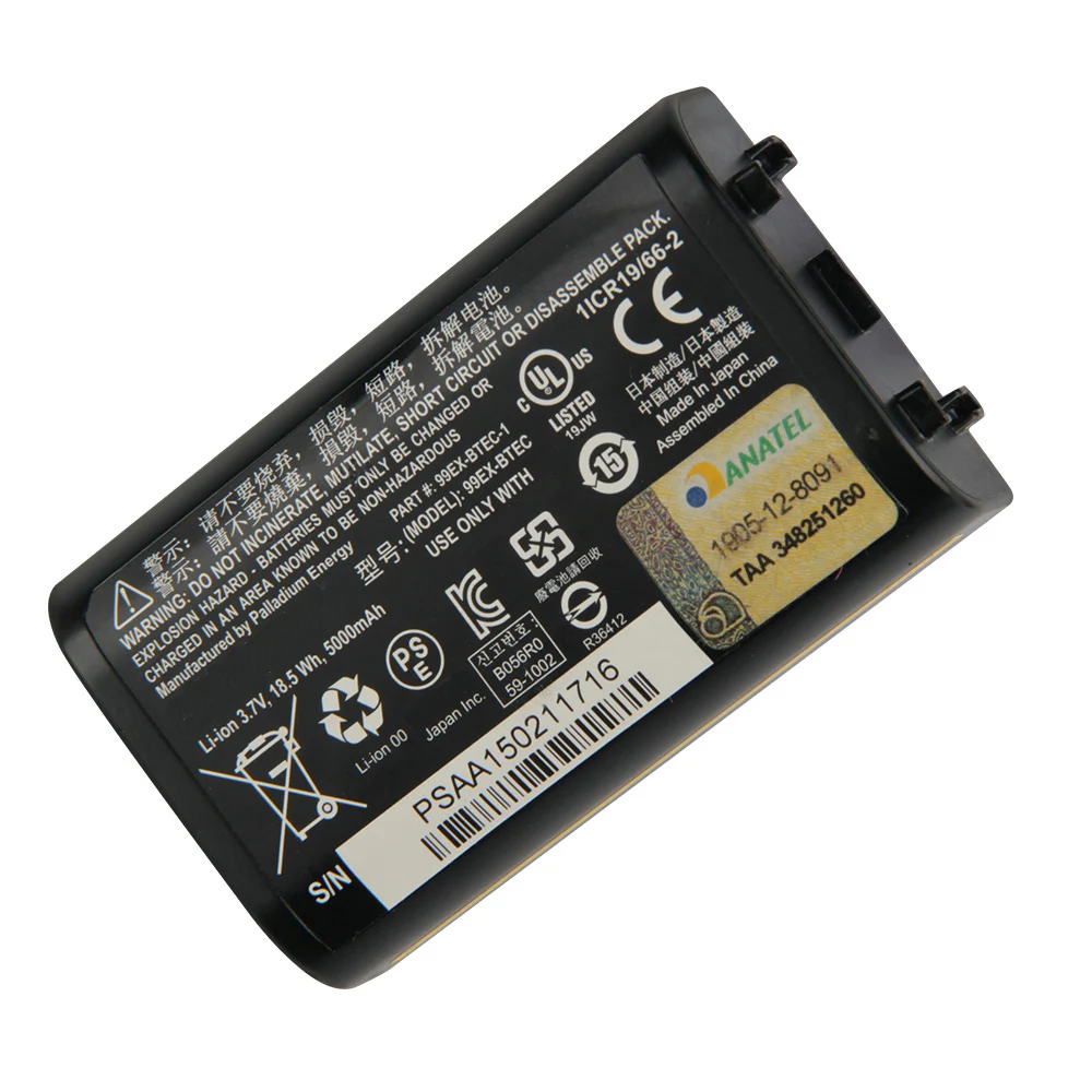 Replacement Battery 99EX-BTEC 5000mAh For Honeywell Dolphin 99EX 99GX High Quality Batteries 18.5Wh 3.7V