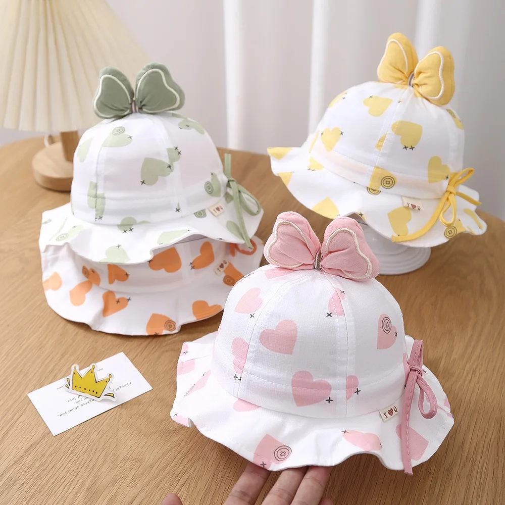 

Adjustable Children's Fisherman Hat Cute Summer Thin Unisex Baby Hat Pear-Shaped Sunshade Cap for Spring And Summer