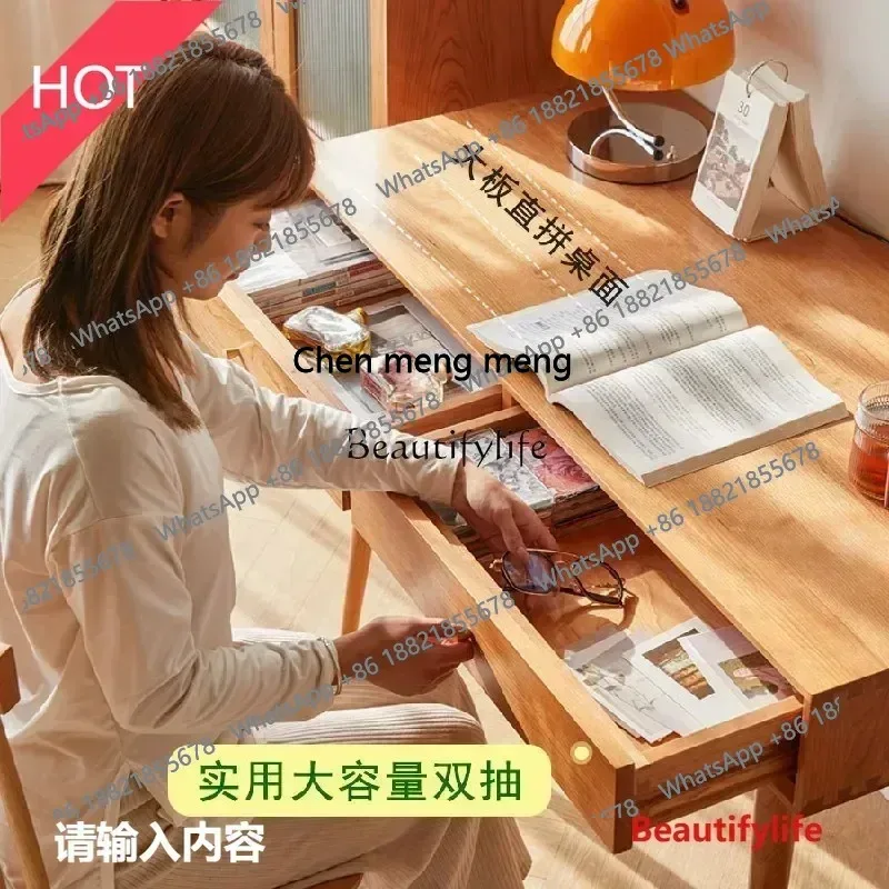 New style New Nordic all solid wood desk cherry wood bedroom home study computer desk ss 8617