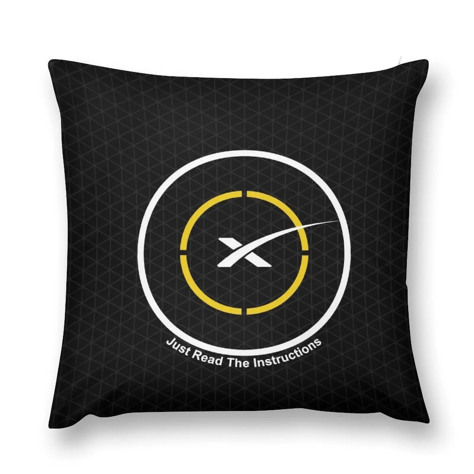 Space X Autonomous Drone Ship Just Read The Instructions Throw Pillow Decorative Cushions Sofa Cushion pillow