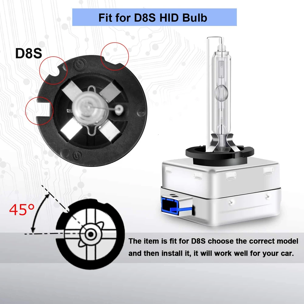 Llight 2x35w d8s 6000k versteckte Scheinwerfer Xenon lampen Ersatz lampen für Audi Q7 Jahr Scheinwerfer 12V Automobil