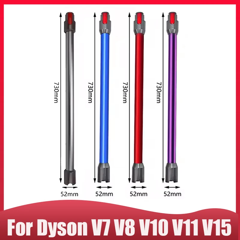 Para Dyson V7 V8 V10 V11 V15 pieza de repuesto de tubo de extensión de aspiradora, pieza de repuesto de tubo de varilla de extensión de mano