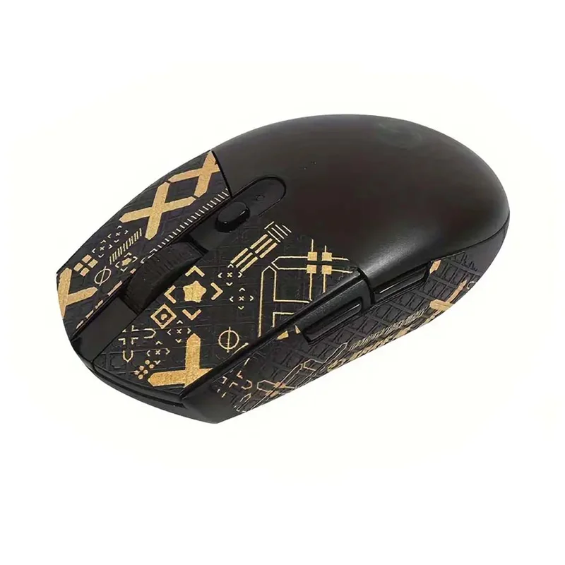1PC Mouse Grip Tape Skate DIY Sticker Ultra-Thin Non Slip Suck Sweat For Logitech G304 Mouse Self Adhesive Design Decals 4Colors