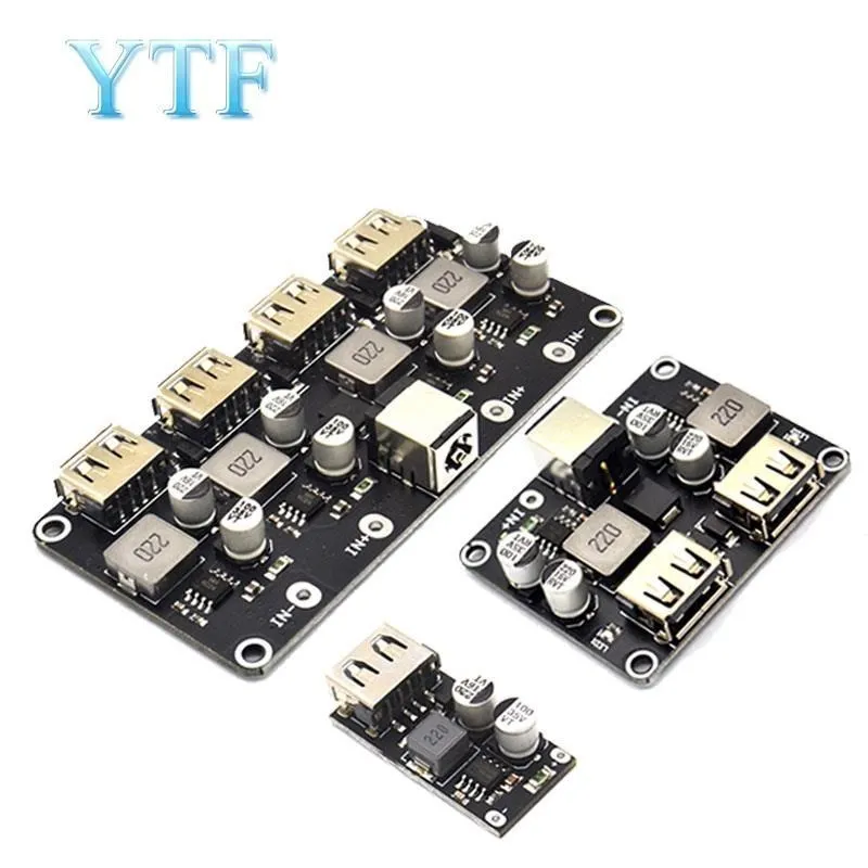 DC step-down module QC2.0 QC3.0 fast charge USB mobile phone charging board supports Apple Huawei FCP