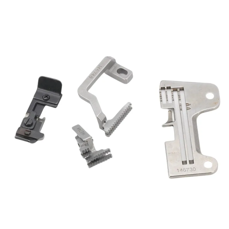 Industrial Sewing Machine Spare Parts Needle Plate 146730-001 For Brother Three Thread Overlock Machine 146730