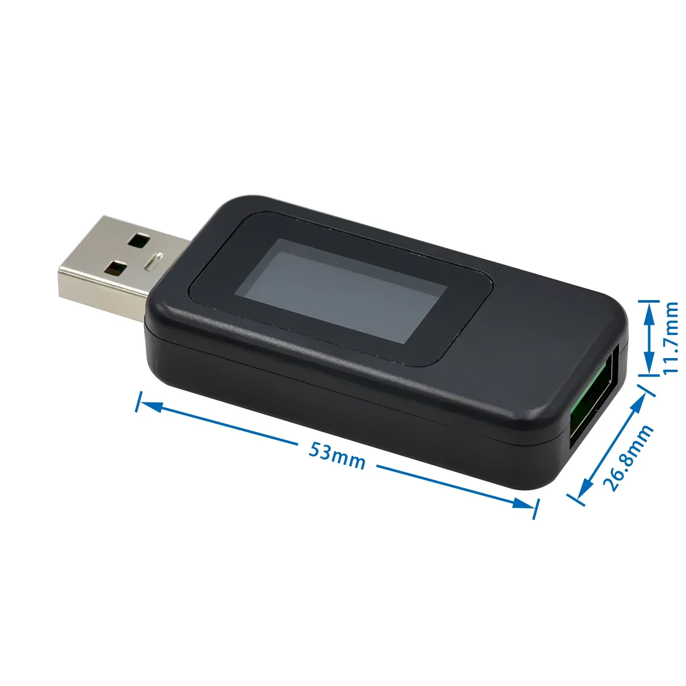 Probador USB 10 en 1, voltímetro Digital de CC, amperímetro, medidor de voltaje de corriente, Detector de amperímetro de voltios, indicador de cargador de Banco de energía