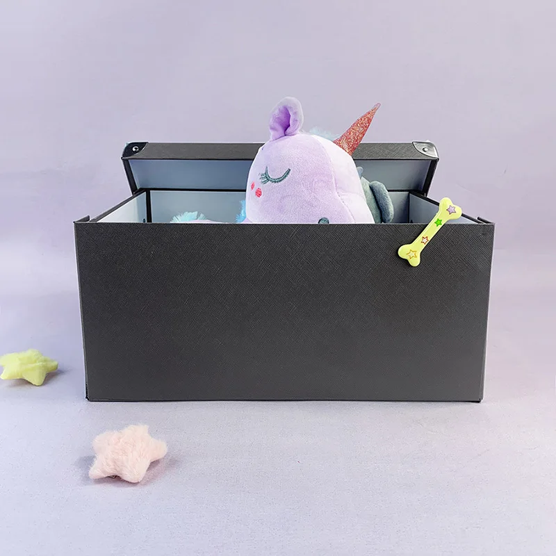 

Snap On Foldable Gift Box Gray Multifunctional Storage Boxes, Foldable Storage Gift Box For Weddings Birthdays And Holidays S187
