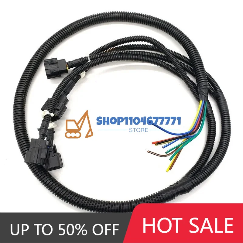 Excavator Parts SK200 210 260 330 350-8 Super 8 Imported High-temperature Line Hydraulic Pump Wiring Harness Accessories