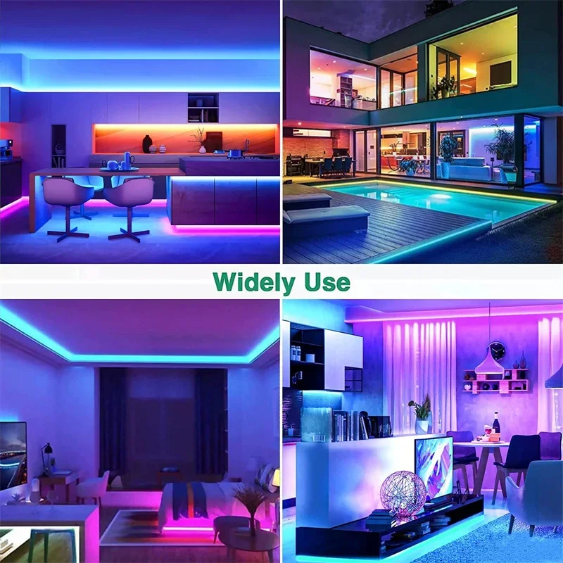 84LEDs/M Bluetooth Neon Rope Lights RGBIC Silicone Neon Lights with Music Sync Dreamcolor LED Strip Lights for Bedroom Home