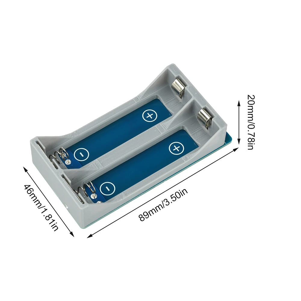 DC 5V 2-Channel 18650 Penguji Kapasitas Baterai Lithium Modul Uji Resistansi Internal Uji Pengisian/Pengosongan dengan Tampilan LED