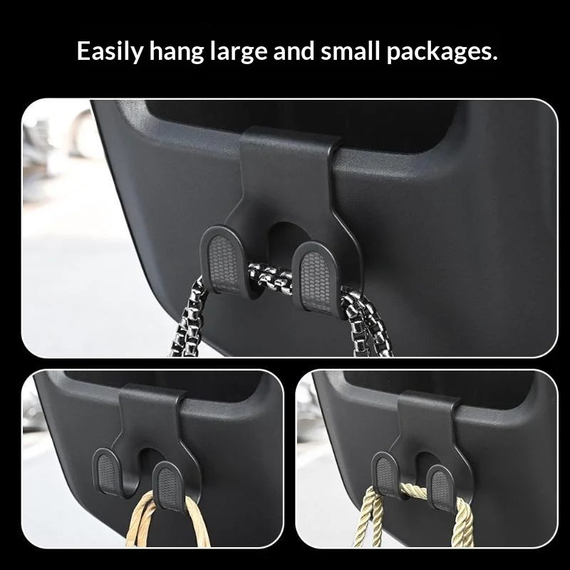 Car Hidden Hook for Electric Vehicle Multipurpose Seat Back Holder Bag Organizer Fast Easy Install Set of 8 4/8/12pcs