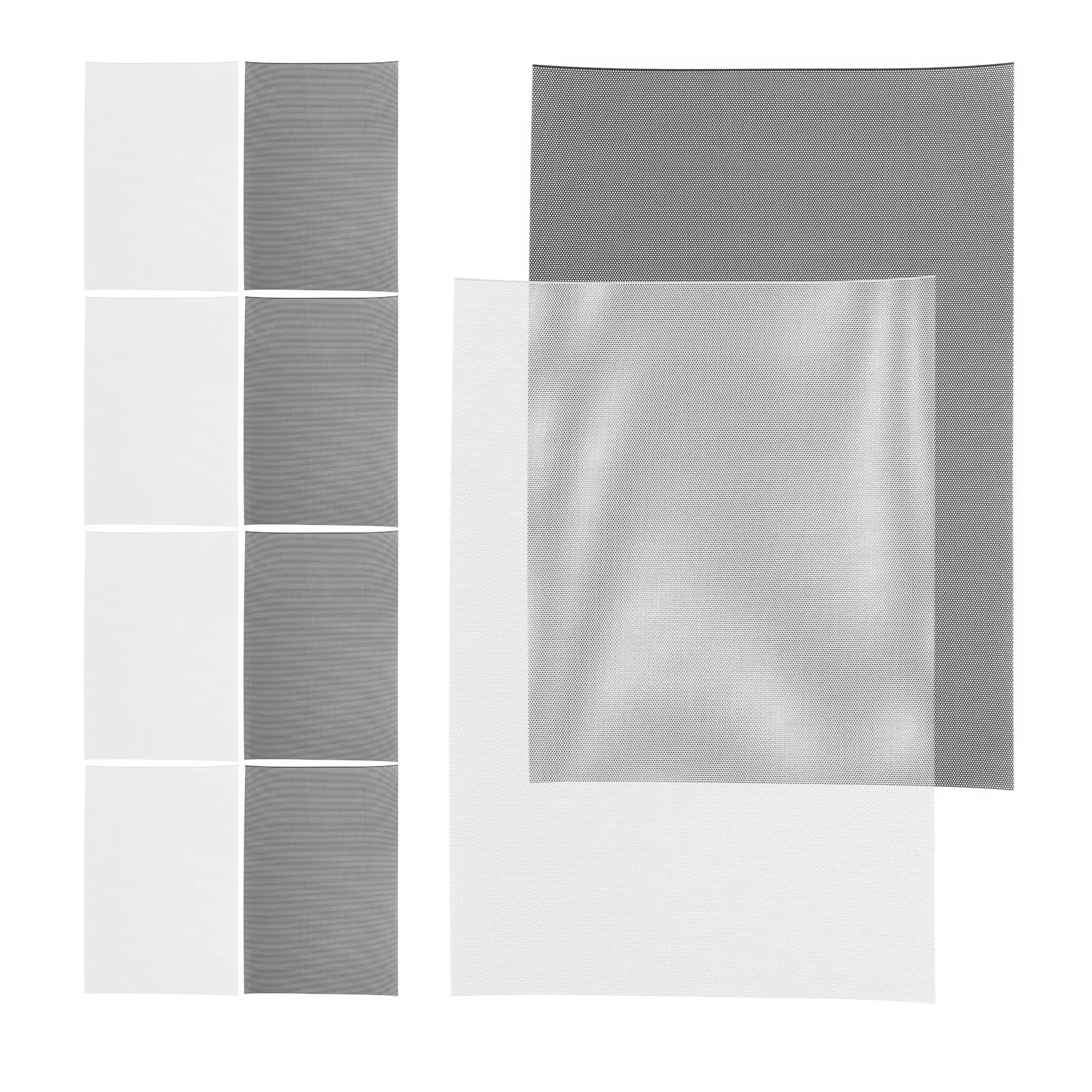 10Pcs Eye Mesh Sheets Lightweight Plastic Eye Mesh for Costume Masks DIY Craft Materials Roleplay Cosplay Mask