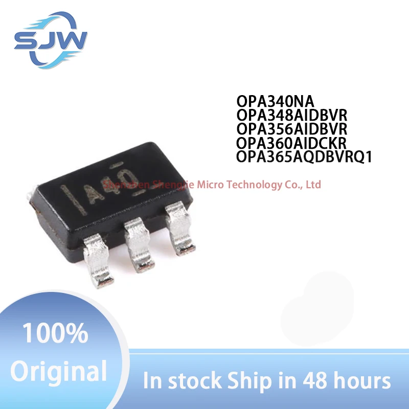 OPA340NA OPA348AIDBVR OPA356AIDBVR OPA360AIDCKR OPA365AQDBVRQ1 SOT235 SOT3636 Operational amplifier chip