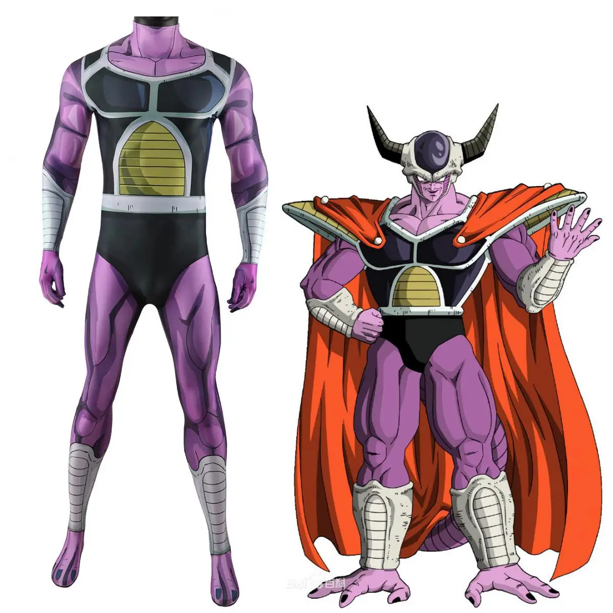 DRAGON BALL King Cold Anime Cosplay Costume Men Women Bodysuit Halloween Party Performance Costumes