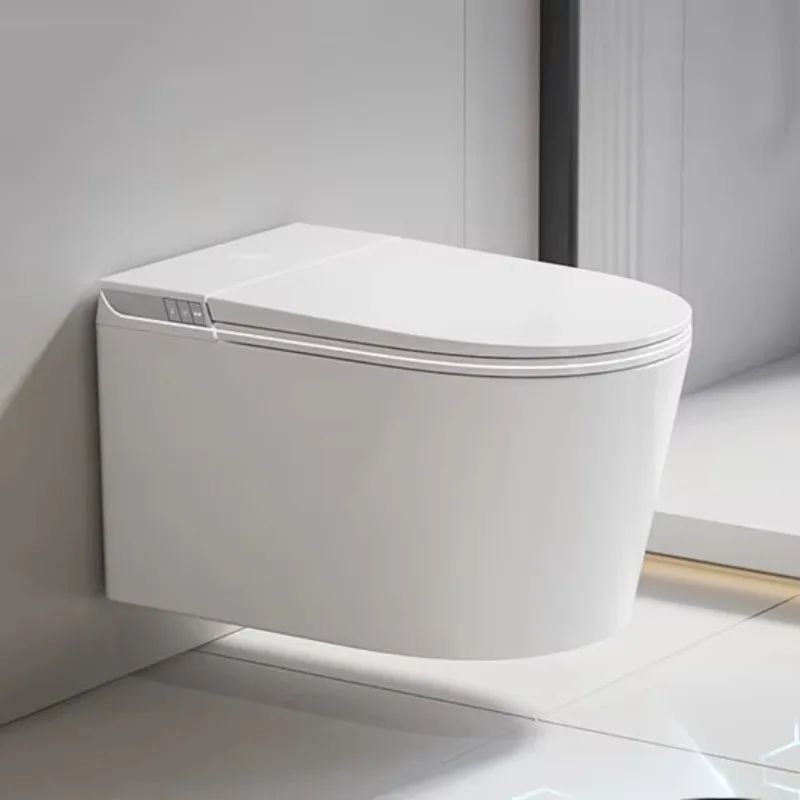 

High-end built-in water tank, automatic flushing bathroom, electric bidet, smart bathroom, ceramic wall-mounted smart toilet