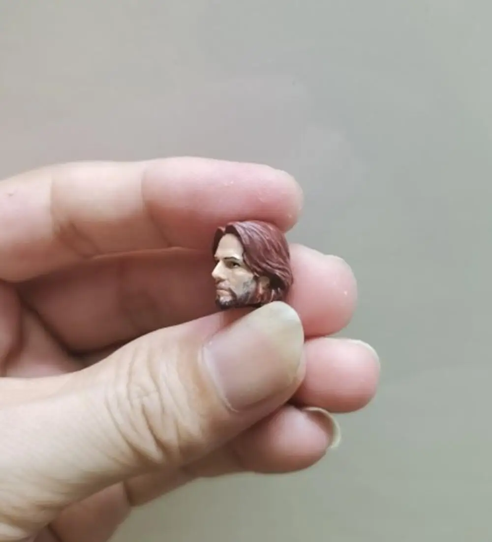 Cabeça em escala 1/18 escultura Tom Cruise modelo masculino PVC adequado para boneco de corpo de figura de ação de 3,75 polegadas