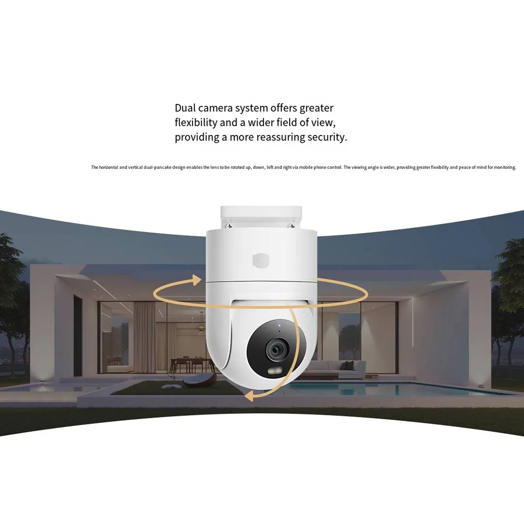 Xiaomi Mijia APP Outdoor Camera AW300 1296P Waterproof 2K Security Cam WiFi Full Color Night Vision Webcam Monitor Audible Alarm