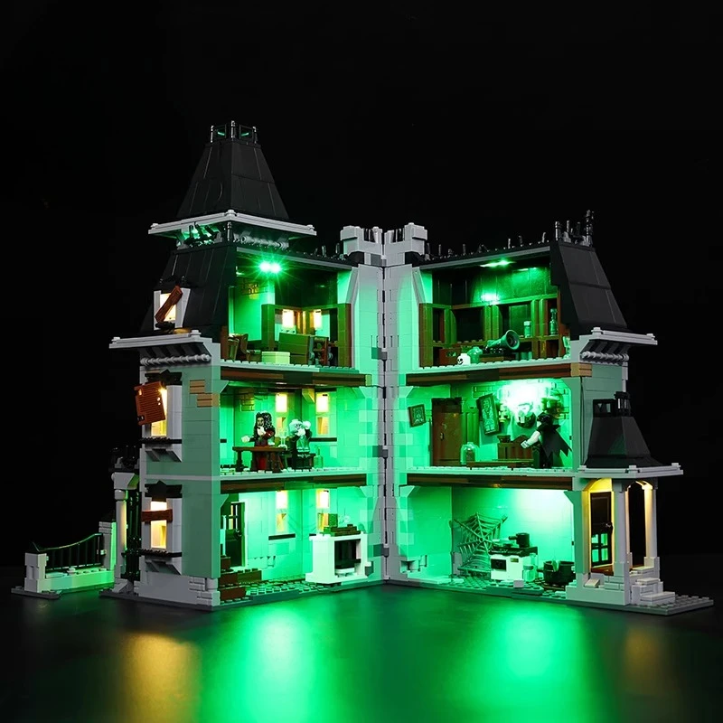 LED Lighting Set Suitable For LEGO Haunted House 10228 Building Blocks Bricks DIY Lamp Toys Set Not Include Model