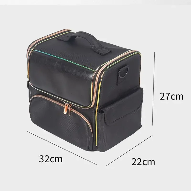 2024 New Brand Makeup Box Artist Professional Beauty Cosmetic Cases Make Up Bag Tattoo Nail Multilayer Toolbox Storage Organizer