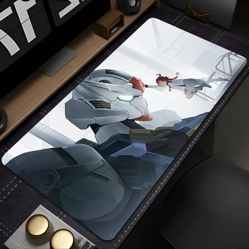 

Mechanical Warrior Gundam Aerial Non Slip Mouse Pad Computer Gamer Keyboard Pad Laptop Rubber Desk Mat PC Accessories Mousepad