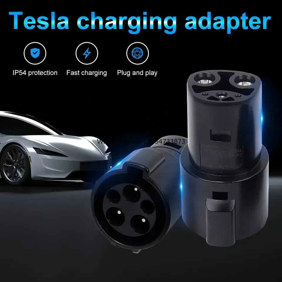 Ccs gbt ev car charging chademo dc type 2  type 1  gbt j1772 to tesla adapter