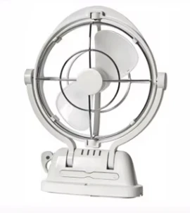 High Quality Good Ventilation RV Accessories Home Electric Fan Camper Fans 12 And 24V 360 Degree Airflow RV Fan Black Or White