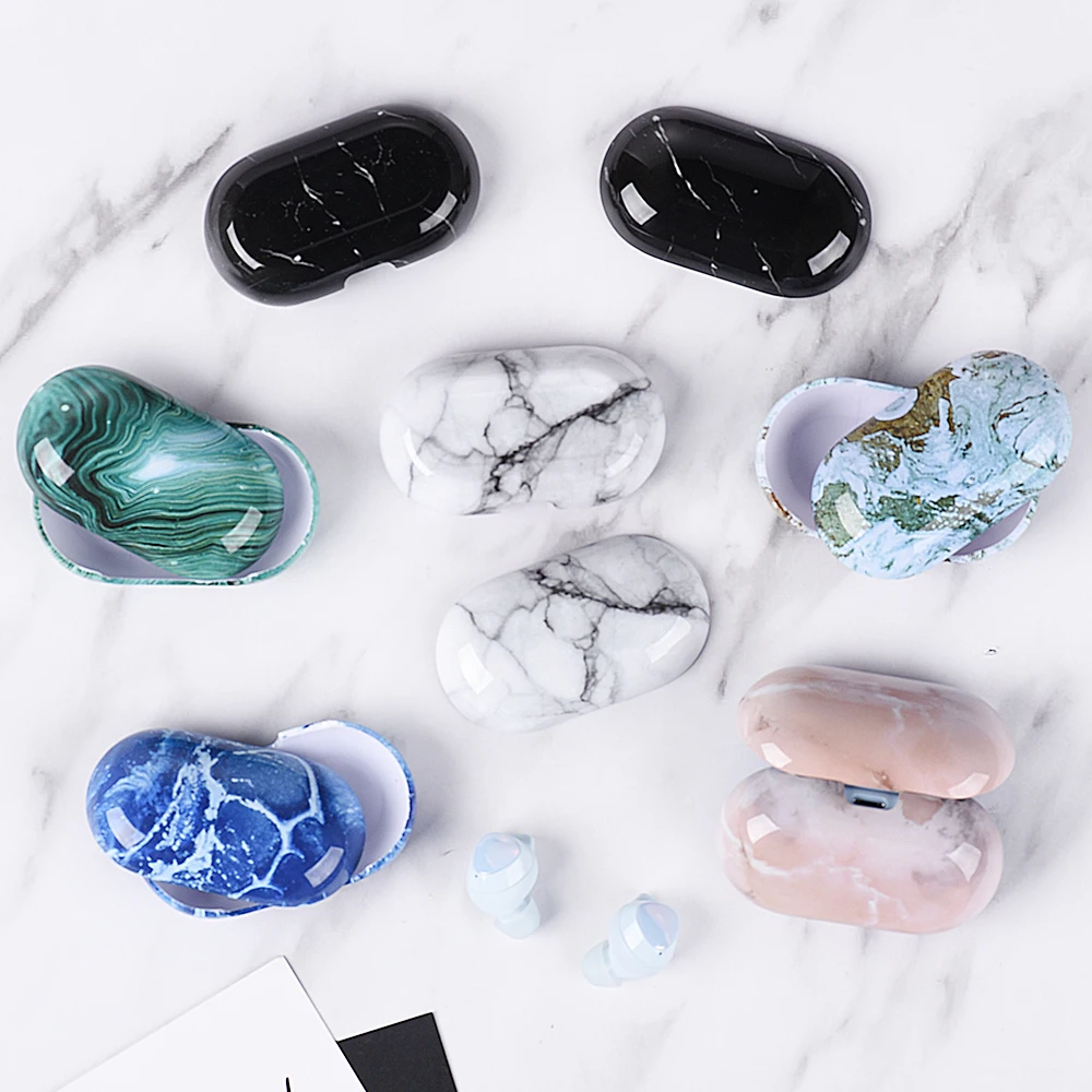 Marble Pattern Case for Samsung Galaxy Buds Buds+ Case Hard PC Protective Cover for Samsung galaxy buds plus buds buzz Case Capa