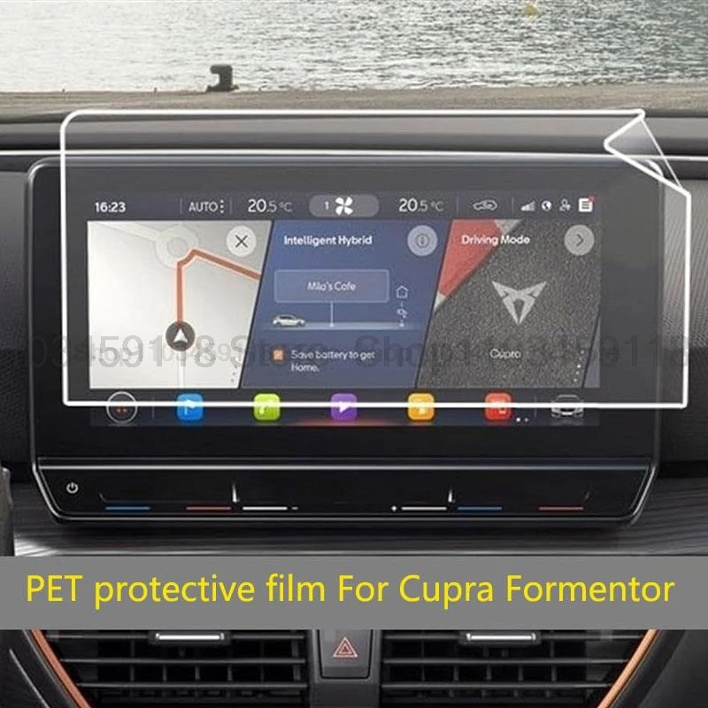 PET protective film For Cupra Formentor 2021 12 Inch Car GPS Navigation Touch Display Auto Interior Accessories