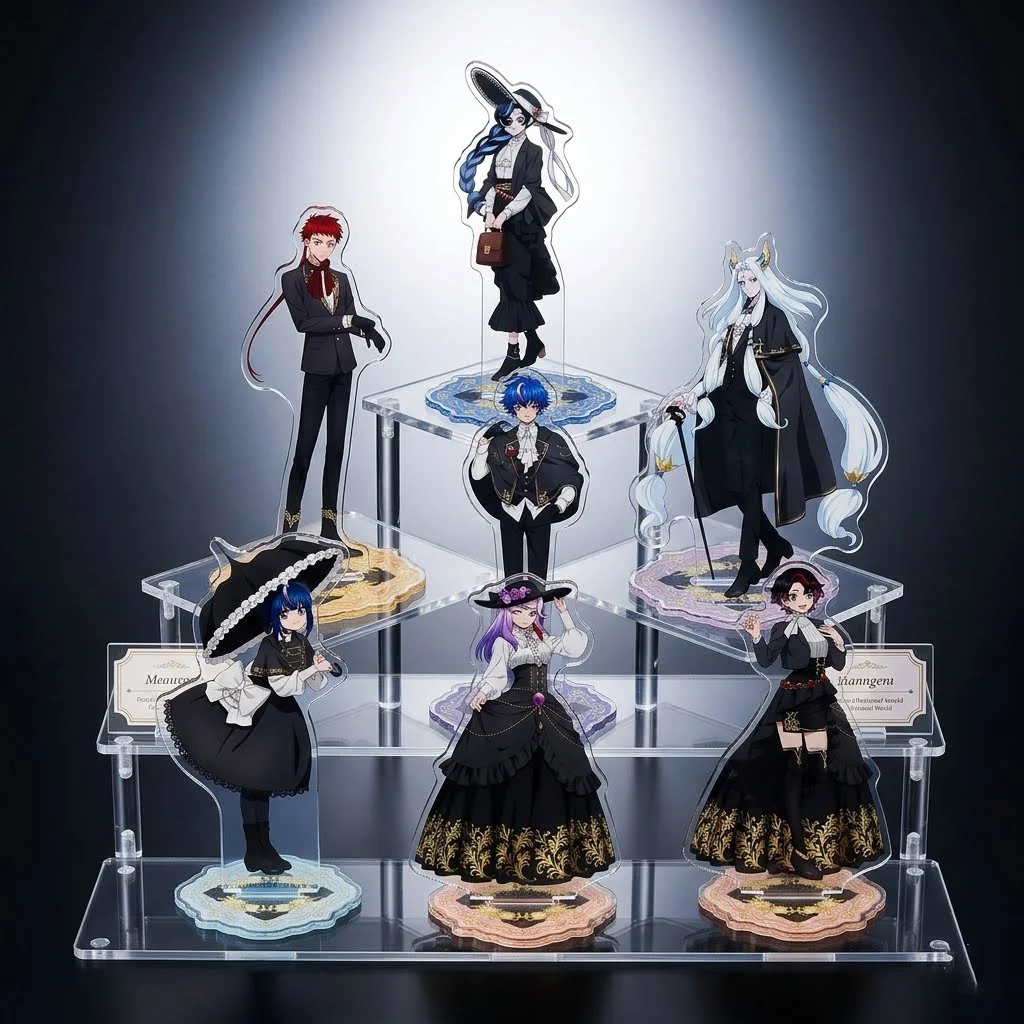 Lord of the Mysteries LOTM Klein Audrey 15cm Acrylic Stand Keychain Cosplay Anime Character Standing Figure Desk Decor Gifts Hot