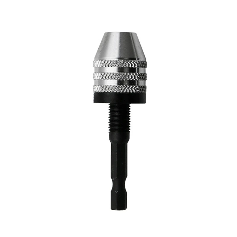 Mandril broca torção com autocentralização, alça hexagonal durável, três mandíbulas, para brocas 0.3 6.5mm,