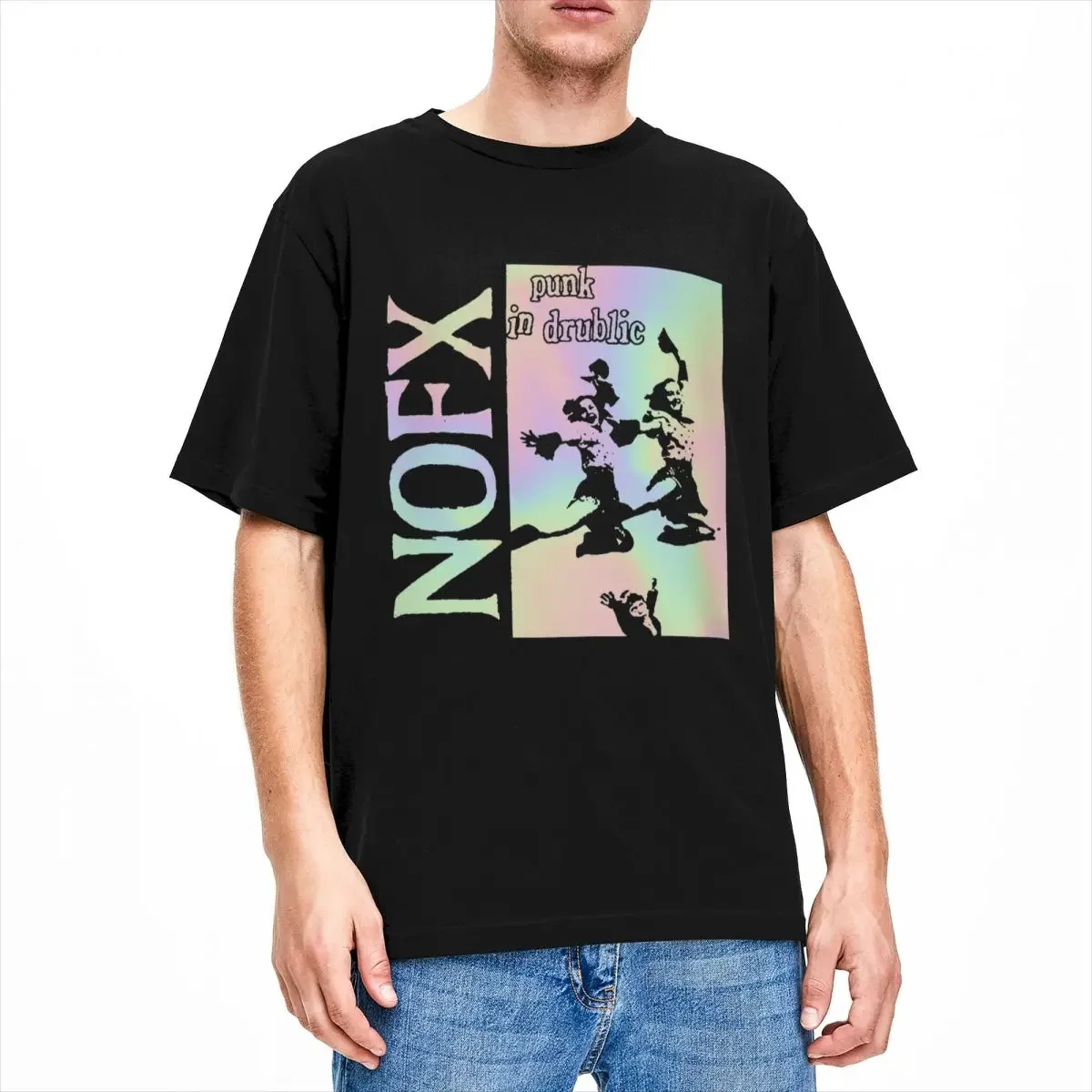 

Men Women's NOFX Band Shirt Accessories Novelty 100% Cotton Clothing Humor Short Sleeve O Neck Tee Shirt Big Size T-Shirt