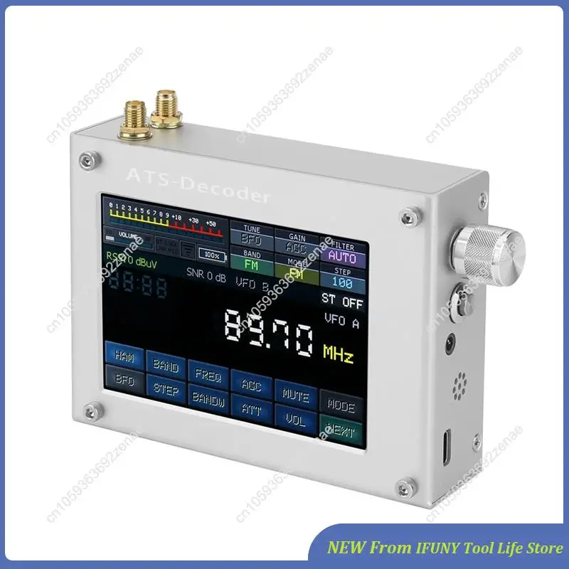 

Для ATS-декодера Mega SDR Radio AM FM SYNC SSB CW DIGI приемник обновленная версия ATS25 Max-декодера 4-дюймовый цветной экран новый